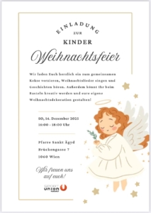 Kinder-Weihnachtsfeier 2025 der SPORTUNION Mariahilf